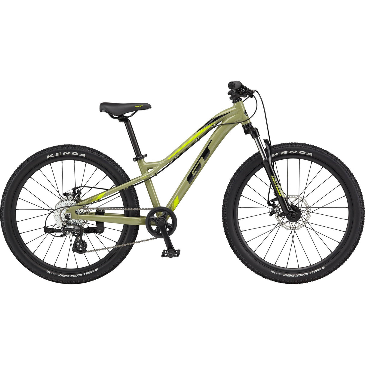 GT Stomper Ace Kids 24'' 2021 Mountain Bike - Moss Green