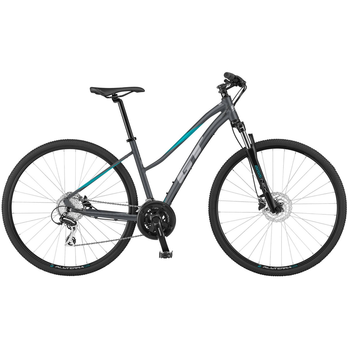 GT Transeo Comp U Hybrid Bike - Grey