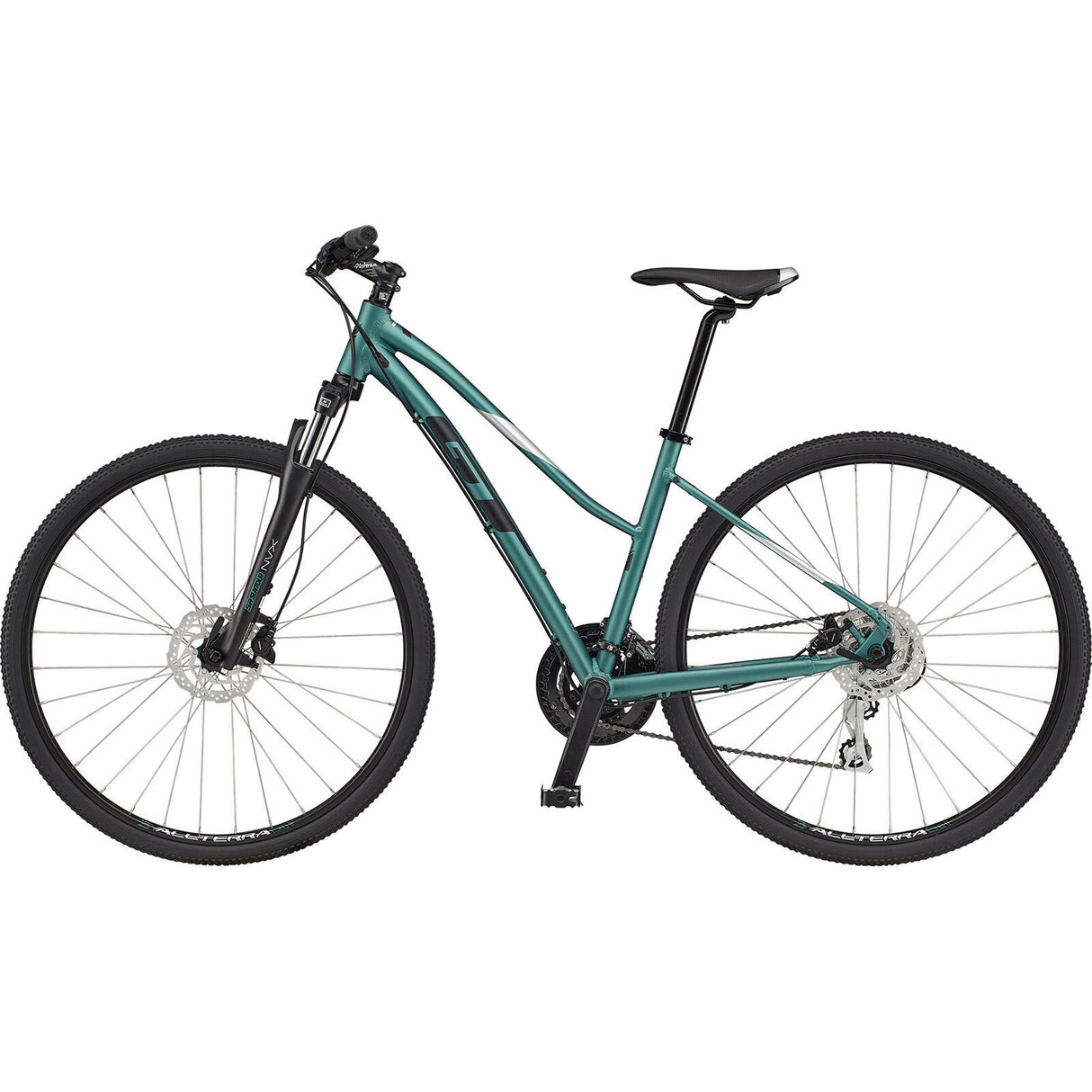 GT Transeo Elite U Hybrid Bike - Jade