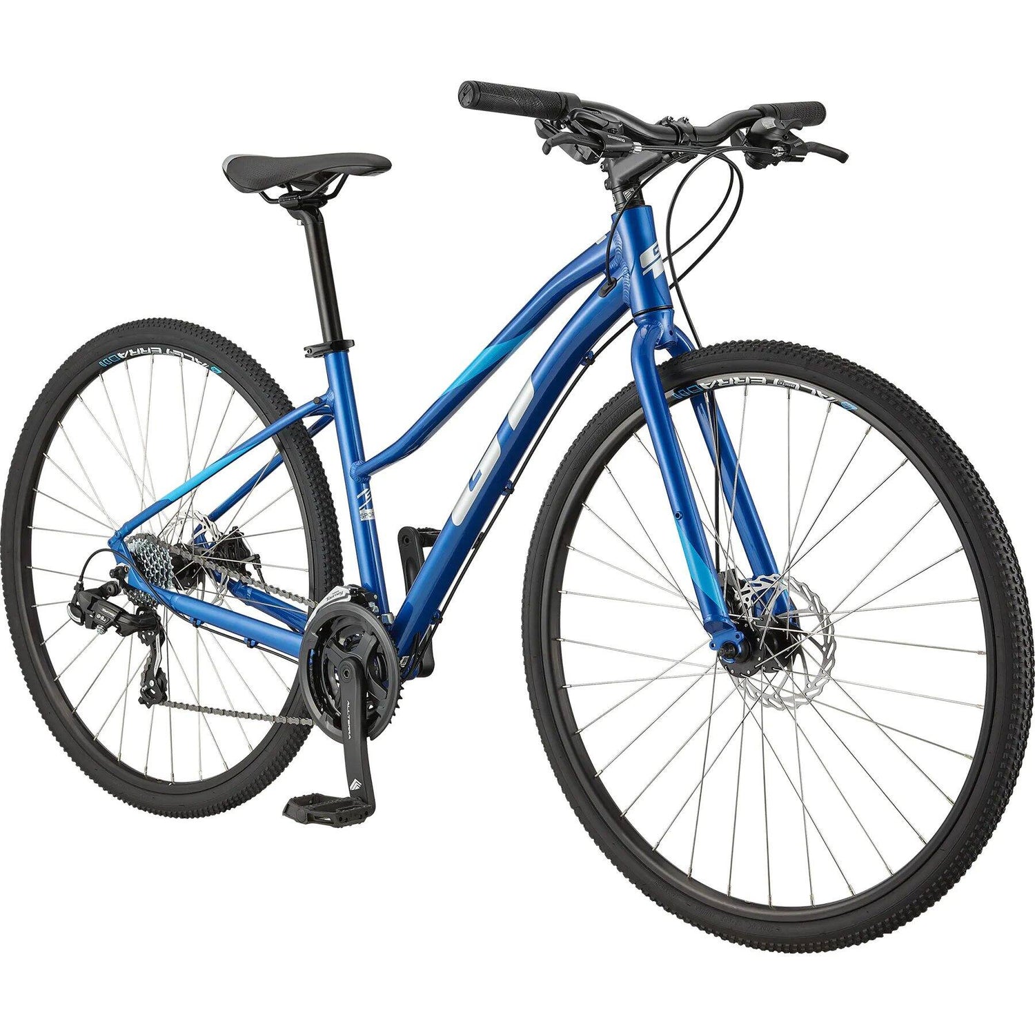 GT Transeo Sport U Hybrid Bike - Blue