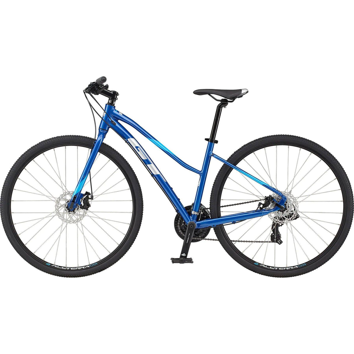 GT Transeo Sport U Hybrid Bike - Blue