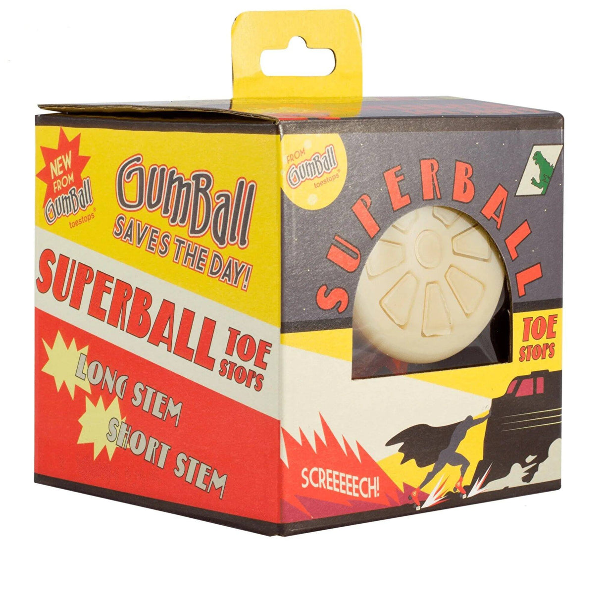 Gumball Superball Toe-Stops - Long Stem