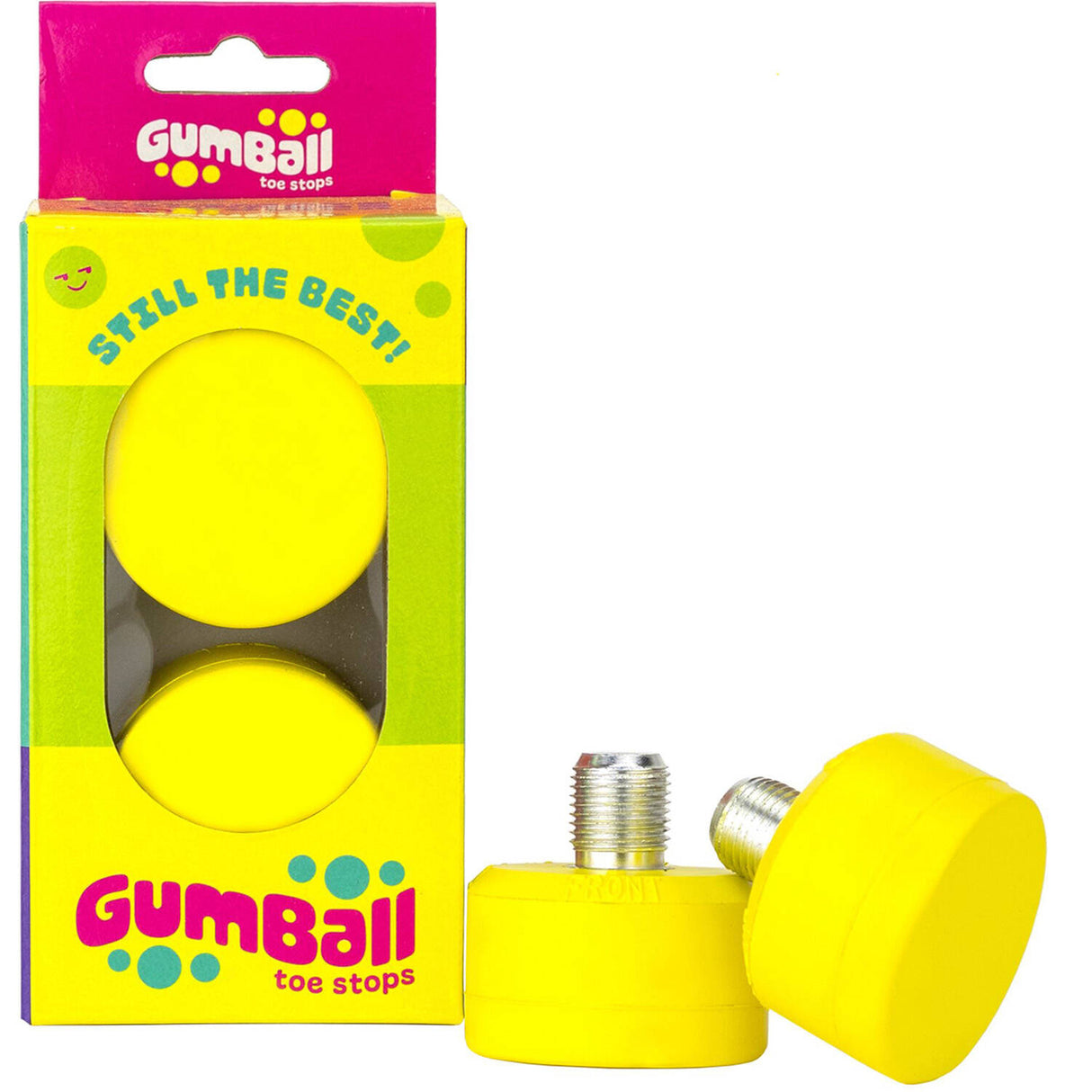 Gumball Short 18mm Toe Stops - Lemon 75a