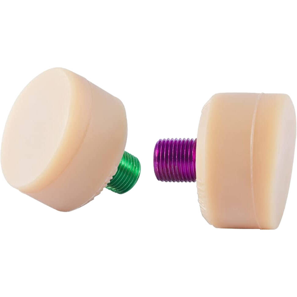 Gumball V2 Flat Short Stem Toe Stops-17mm