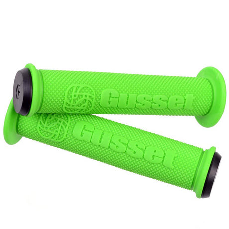Gusset File Scooter Grips - Green