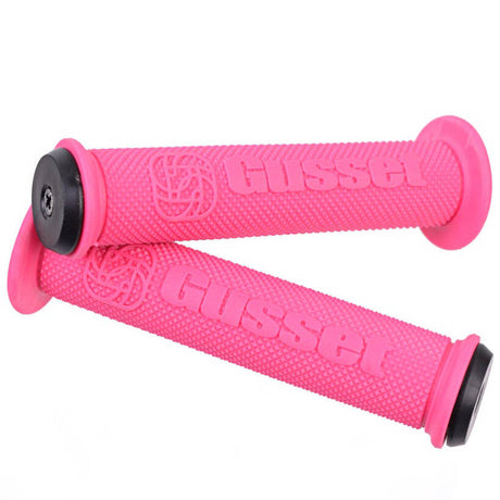 Gusset File Scooter Grips - Pink