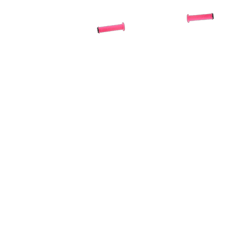 Gusset File Scooter Grips - Pink