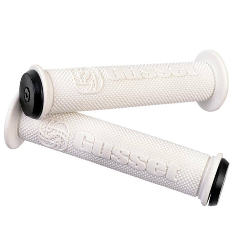 Gusset File Scooter Grips - White