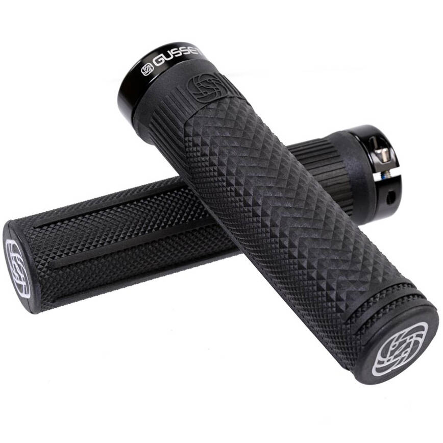 Gusset S2 Lock on Extra Soft Scooter Grips - Black