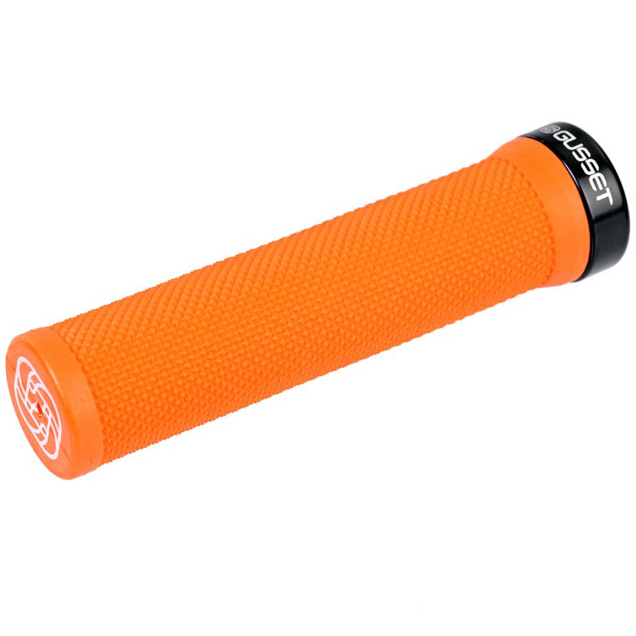 Gusset Single File Scooter Grips - Fluo Orange