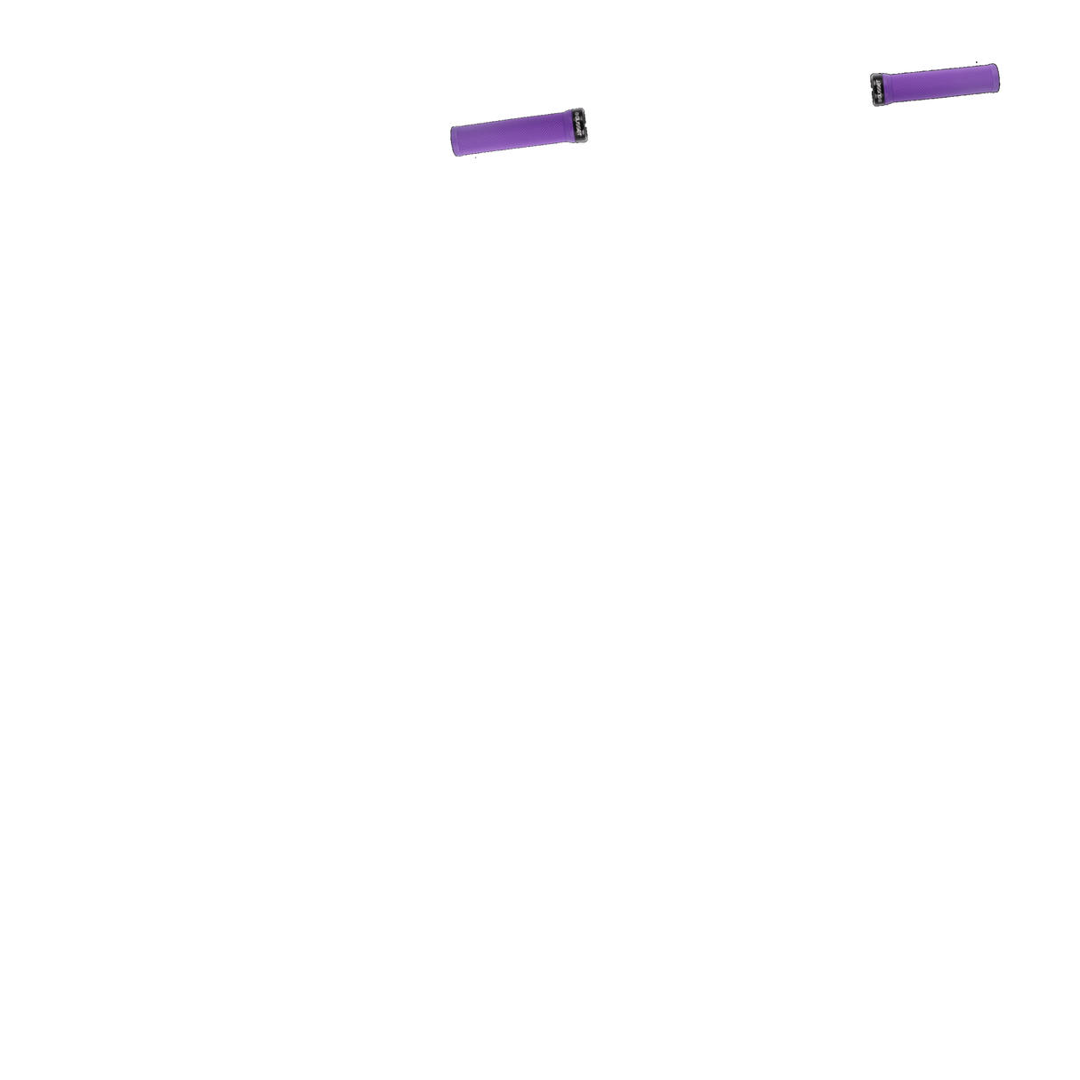 Gusset Single File Scooter Grips - Purple