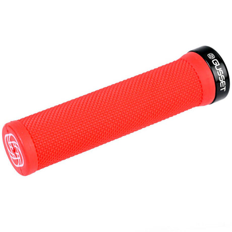 Gusset Single File Scooter Grips - Red