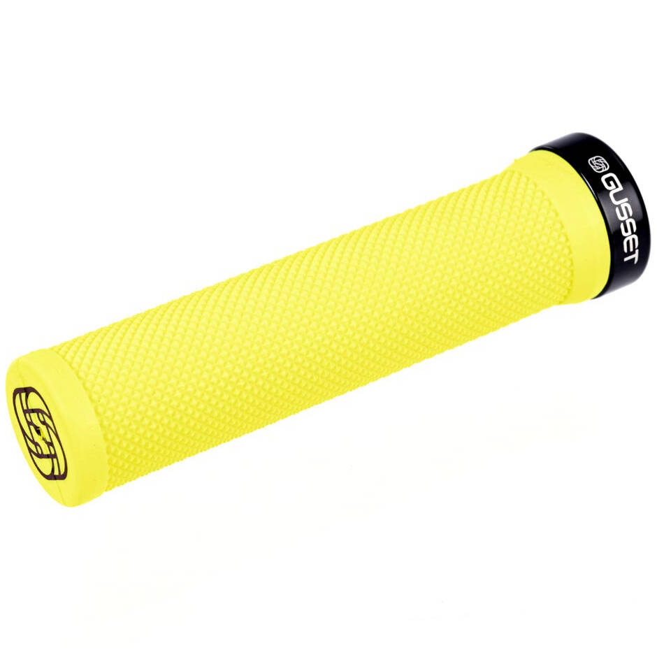Gusset Single File Scooter Grips - Yellow