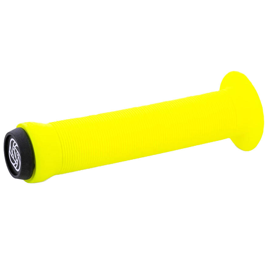 Gusset Sleeper Flanged Scooter Grips - Yellow