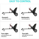 Gyroor Go Monster Hoverkart - Black
