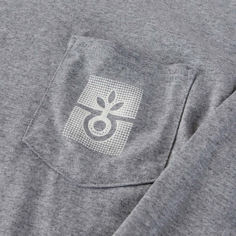 Habitat Dot Gain L/S Pocket T Shirt - Heather Grey