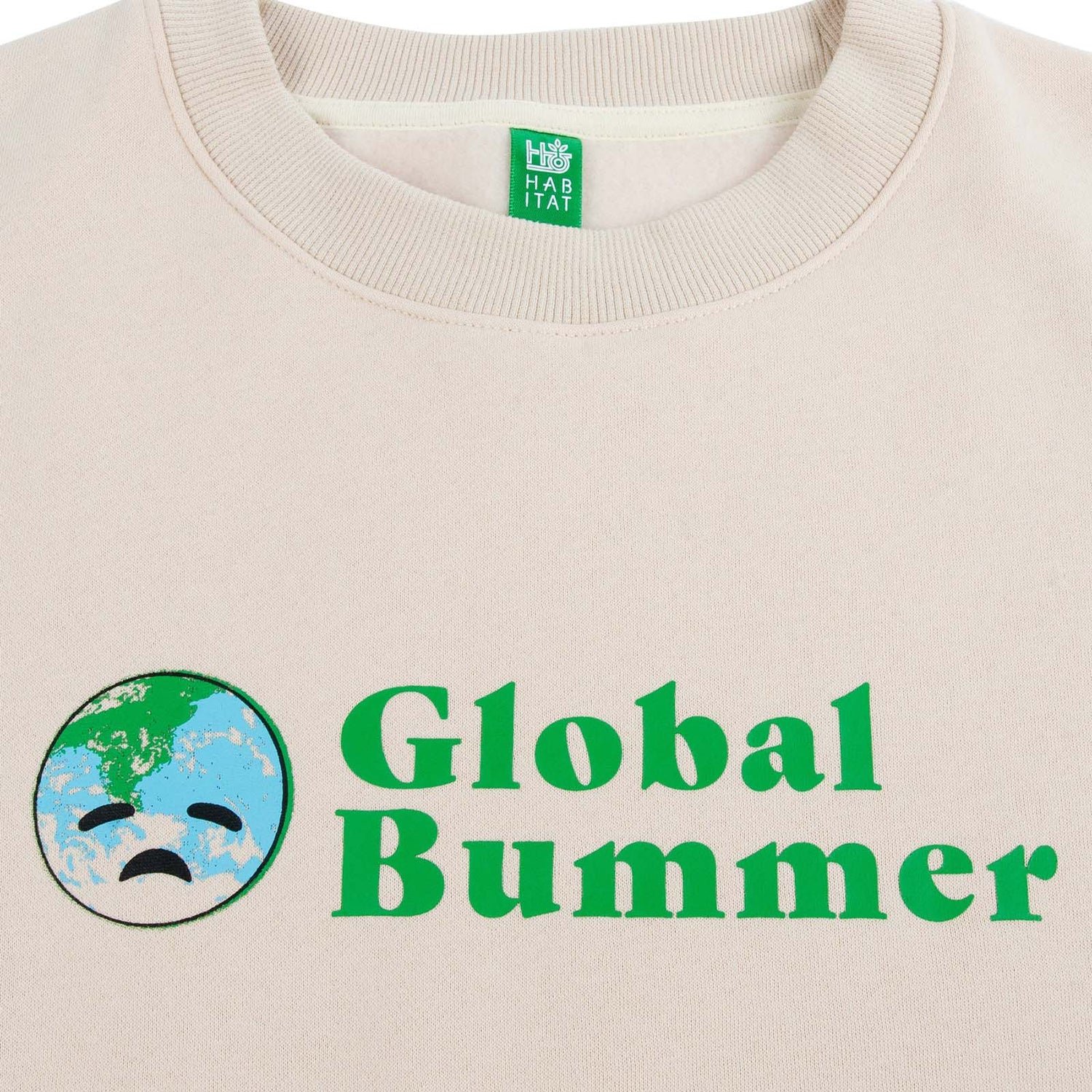 Habitat Global Bummer Crewneck - Cream