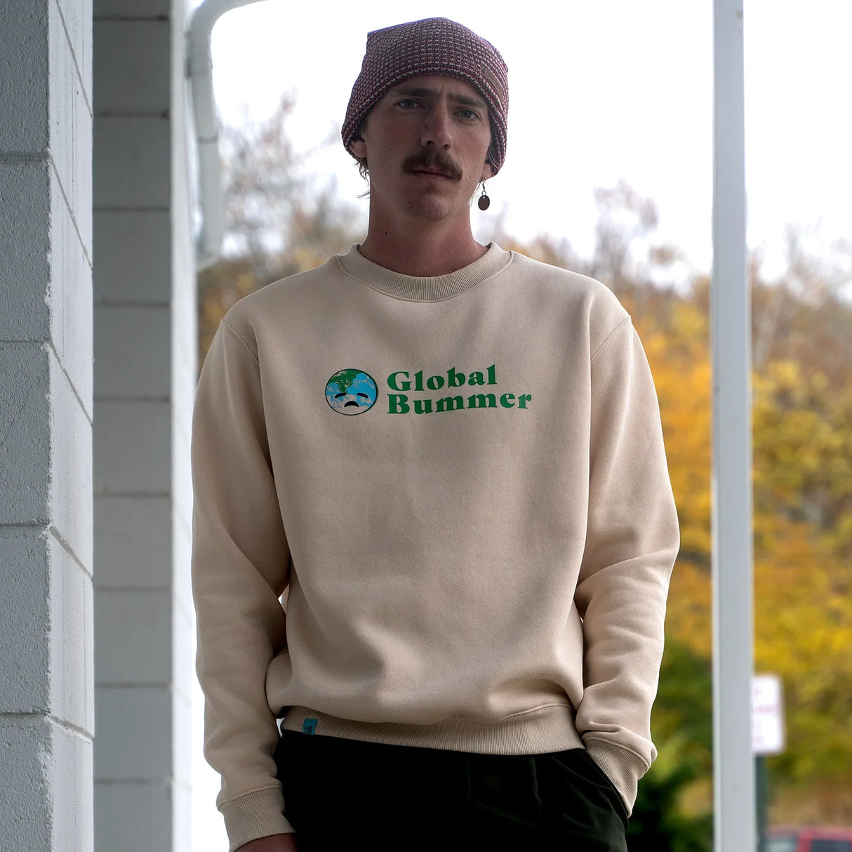 Habitat Global Bummer Crewneck - Cream