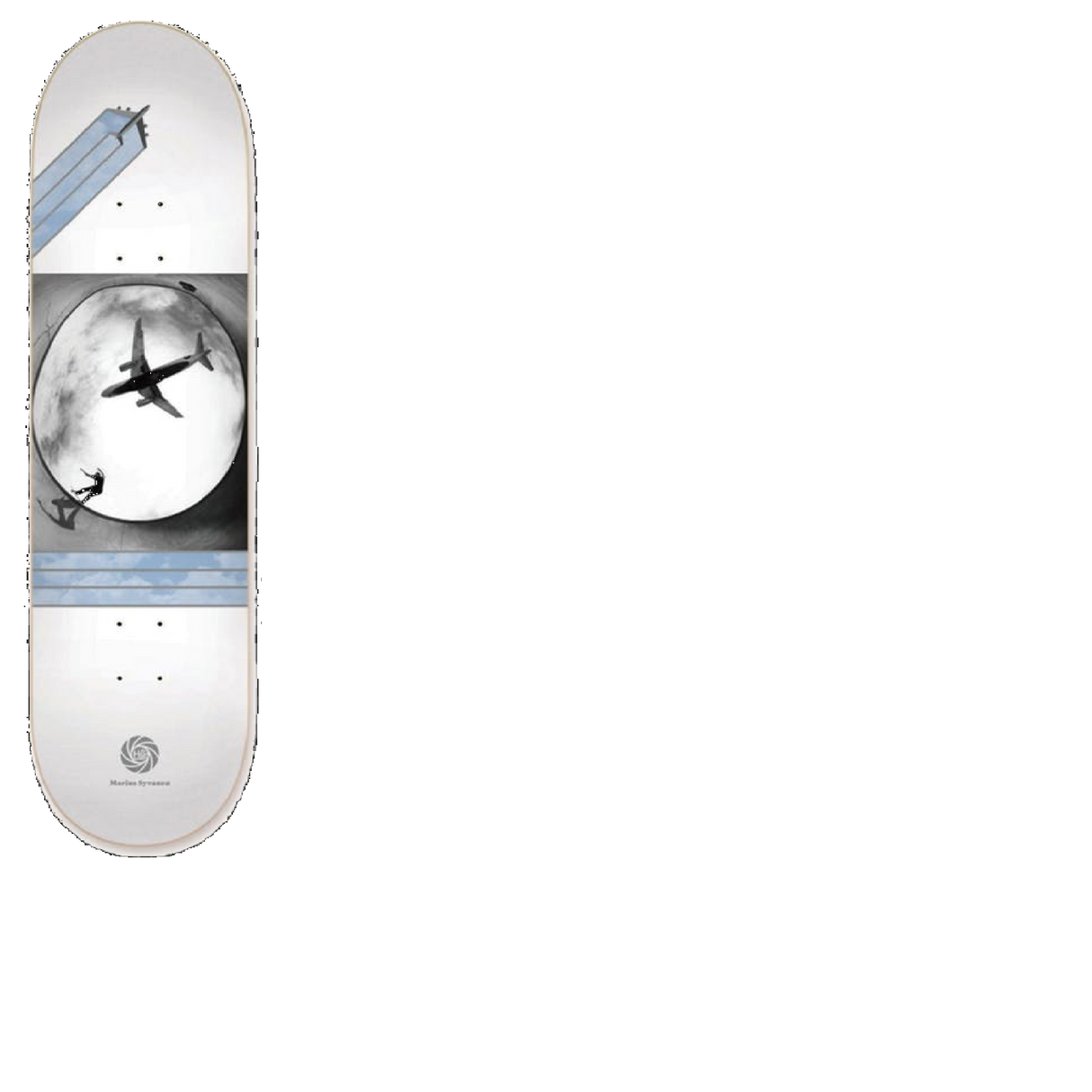 Habitat Flyer Skateboard Deck - Marius 8''