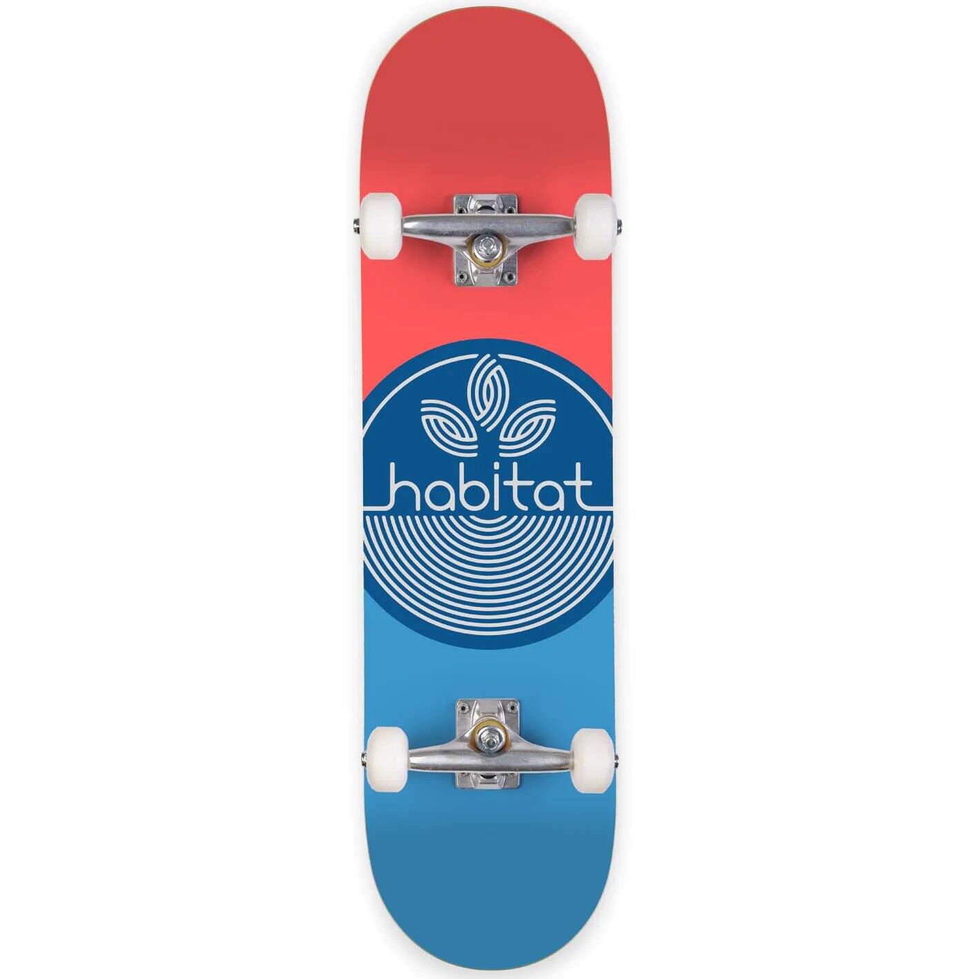 Habitat Leaf Dot Complete Skateboard - Blue 7.75''