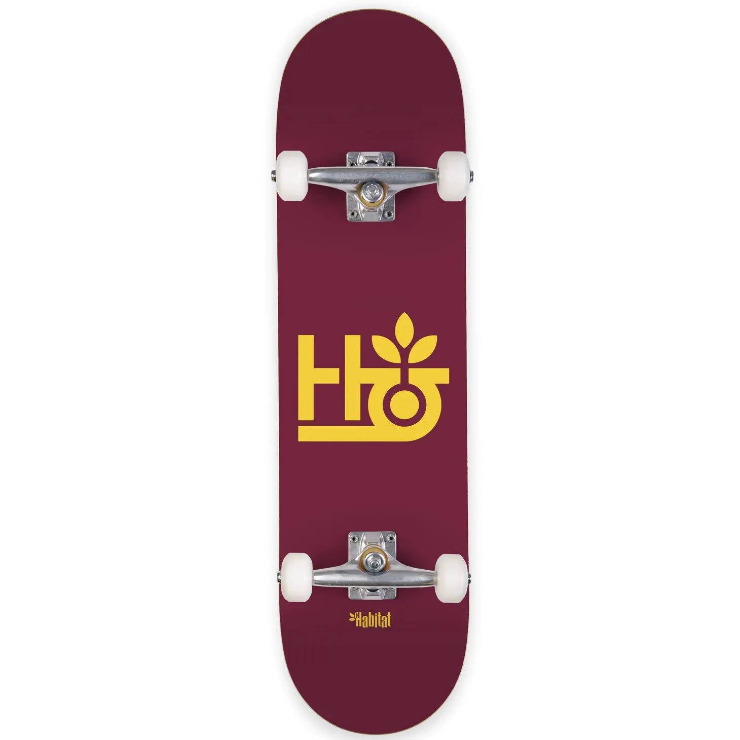 Habitat Pod Complete Skateboard - Burgundy 8.25''