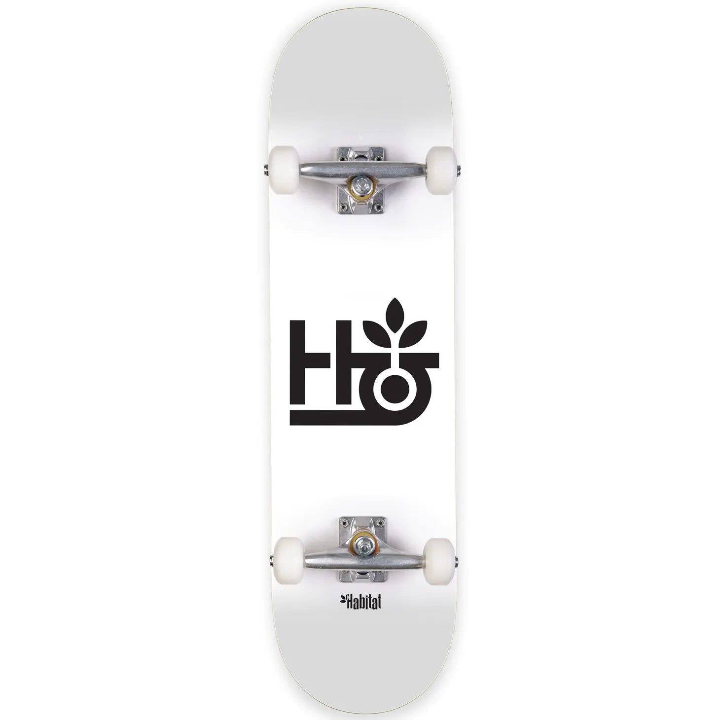Habitat Pod Complete Skateboard - White 8''