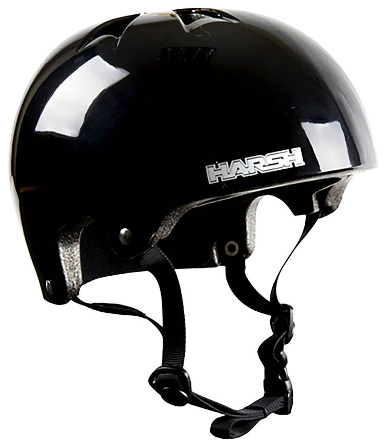 Harsh Pro EPS Helmet - Gloss Black - Small (51-55cm)
