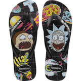 Havaianas Top Rick and Morty Flip-Flops - Black/Black