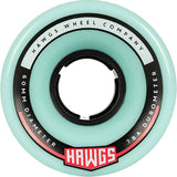 Hawgs Chubbies Longboard Wheels 60mm - Ocean Teal