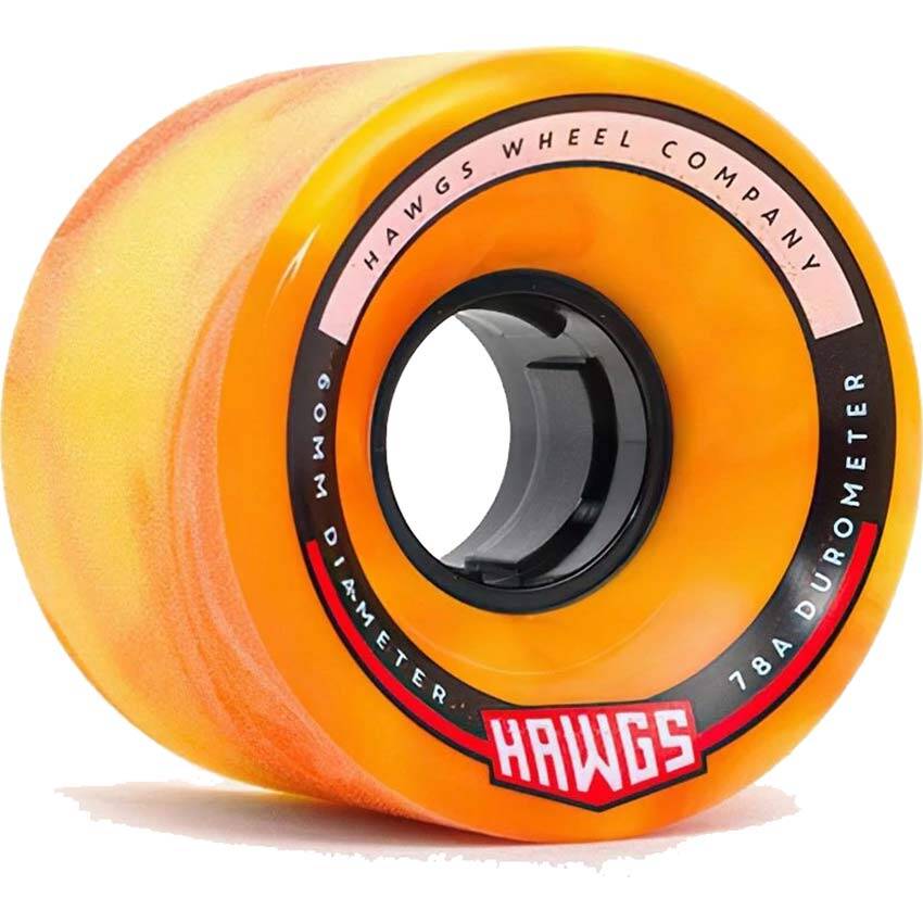 Hawgs Chubbies Longboard Wheels 60mm - Orange