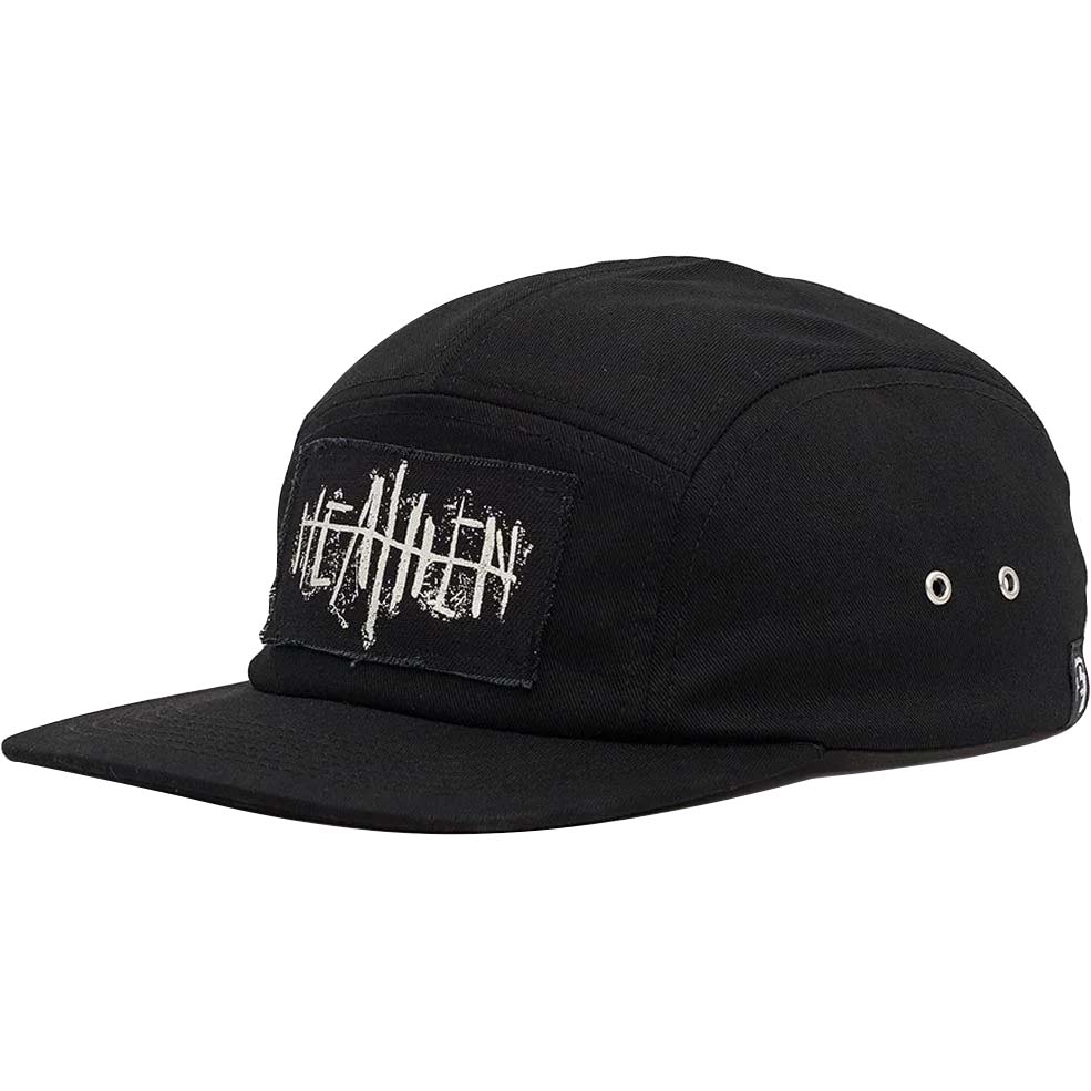 Heathen Arclite Five Panel Cap - Black