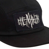 Heathen Arclite Five Panel Cap - Black