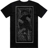 Heathen Crow Killer Mono T Shirt - Black