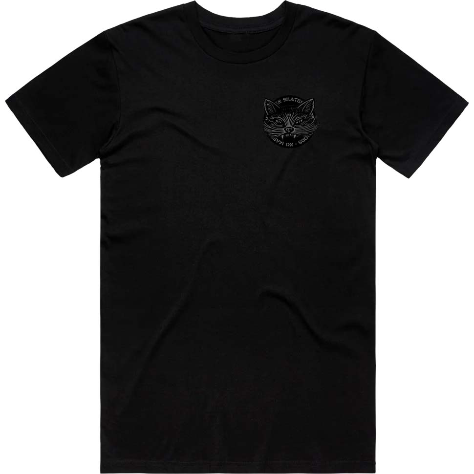 Heathen Crow Killer Mono T Shirt - Black