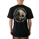 Heathen Infest Skull T Shirt - Black