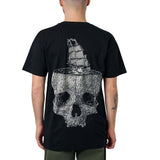 Heathen Stormy Seas T Shirt - Black