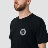 Heathen Stormy Seas T Shirt - Black