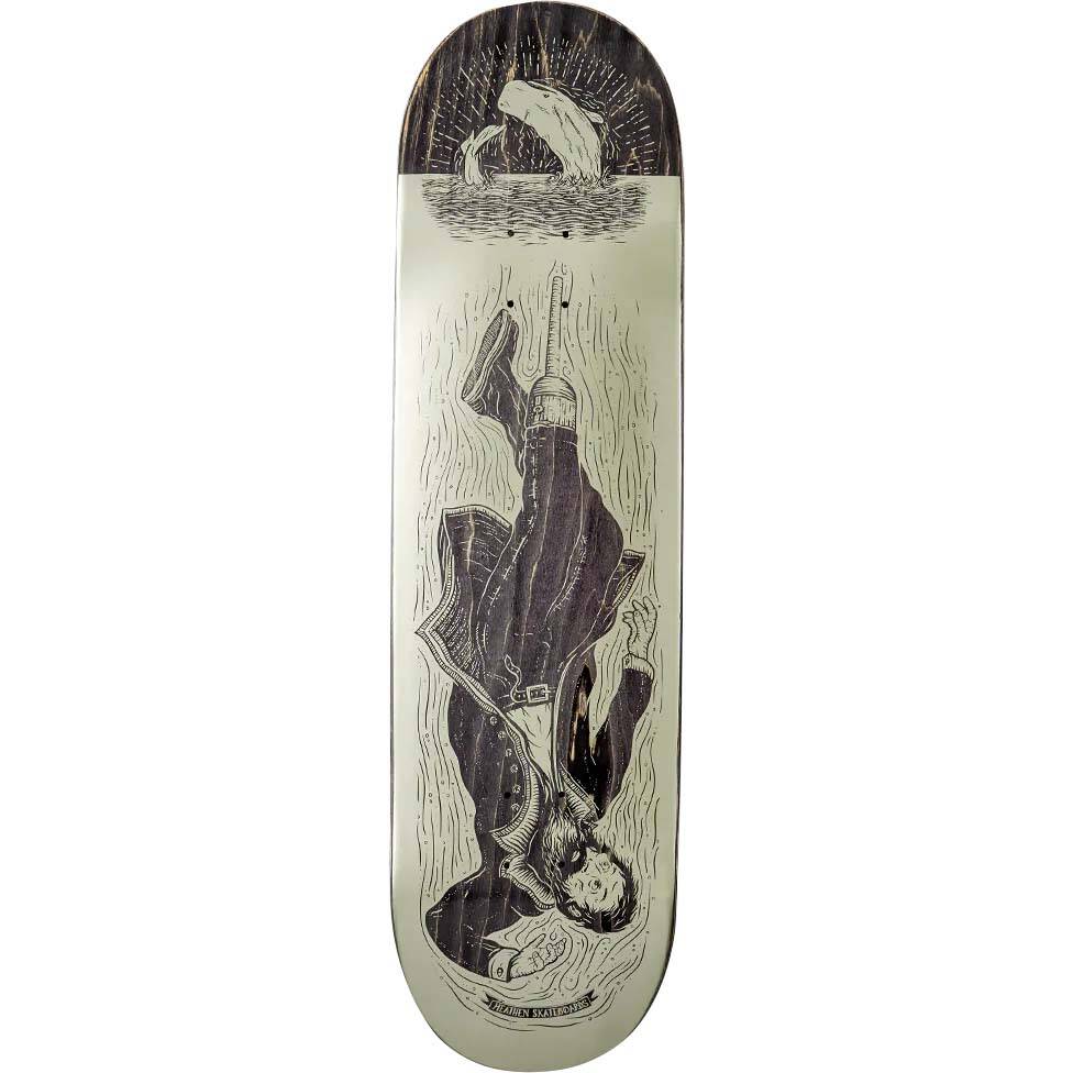 Heathen Ahab Drowning Skateboard Deck 8.75"