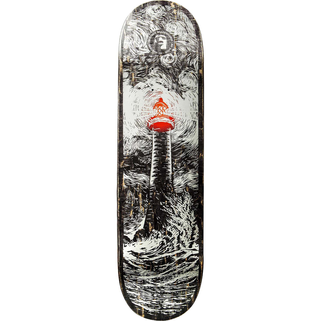 Heathen Lighthouse Skateboard Deck 8.75"