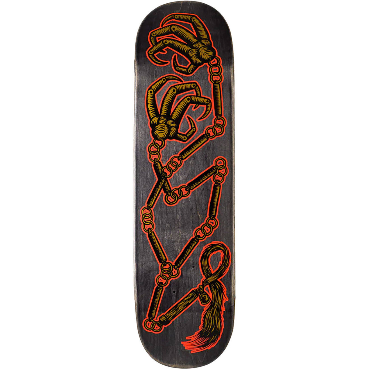 Heathen Battle Claw On Squarehead Skateboard Deck 8.75"