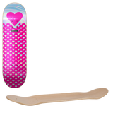 The Heart Supply Foil Logo Skateboard Deck - Pink Sweethearts 7.75''