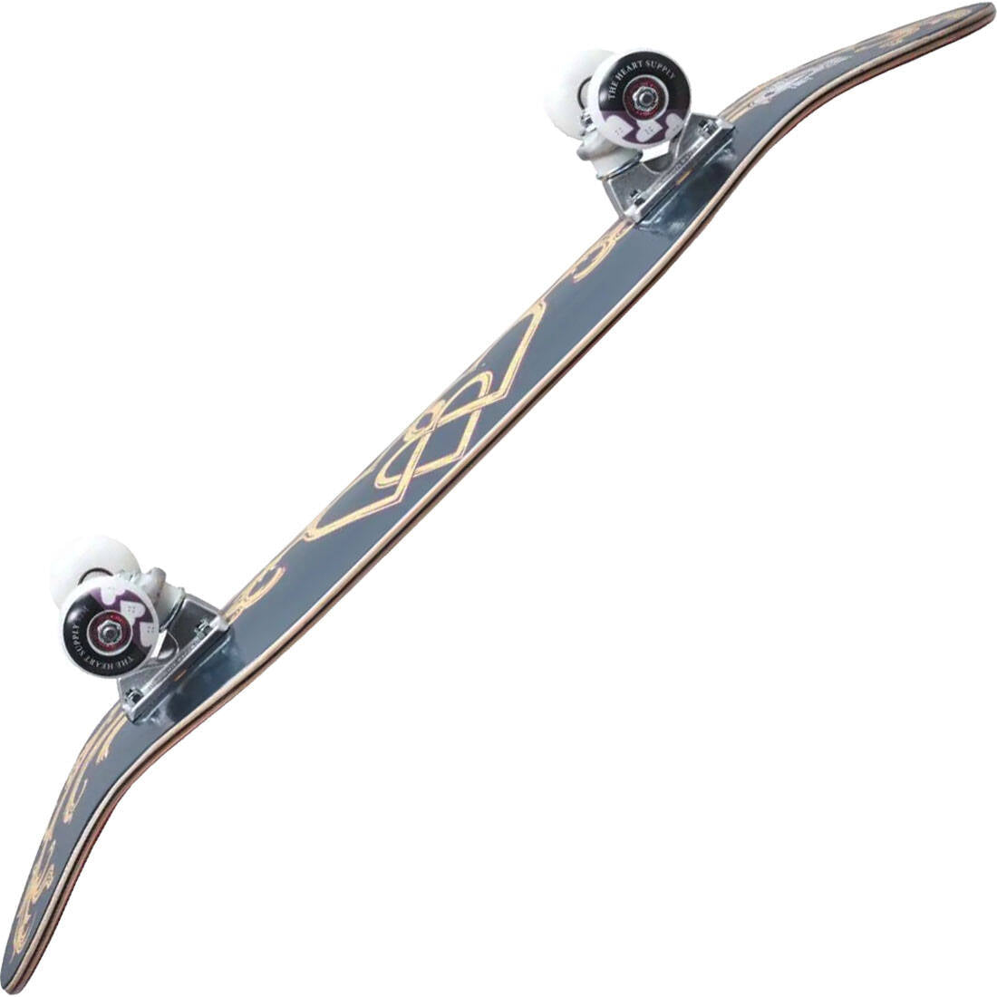 The Heart Supply Bam Margera Bamly Complete Skateboard - Blue 8"