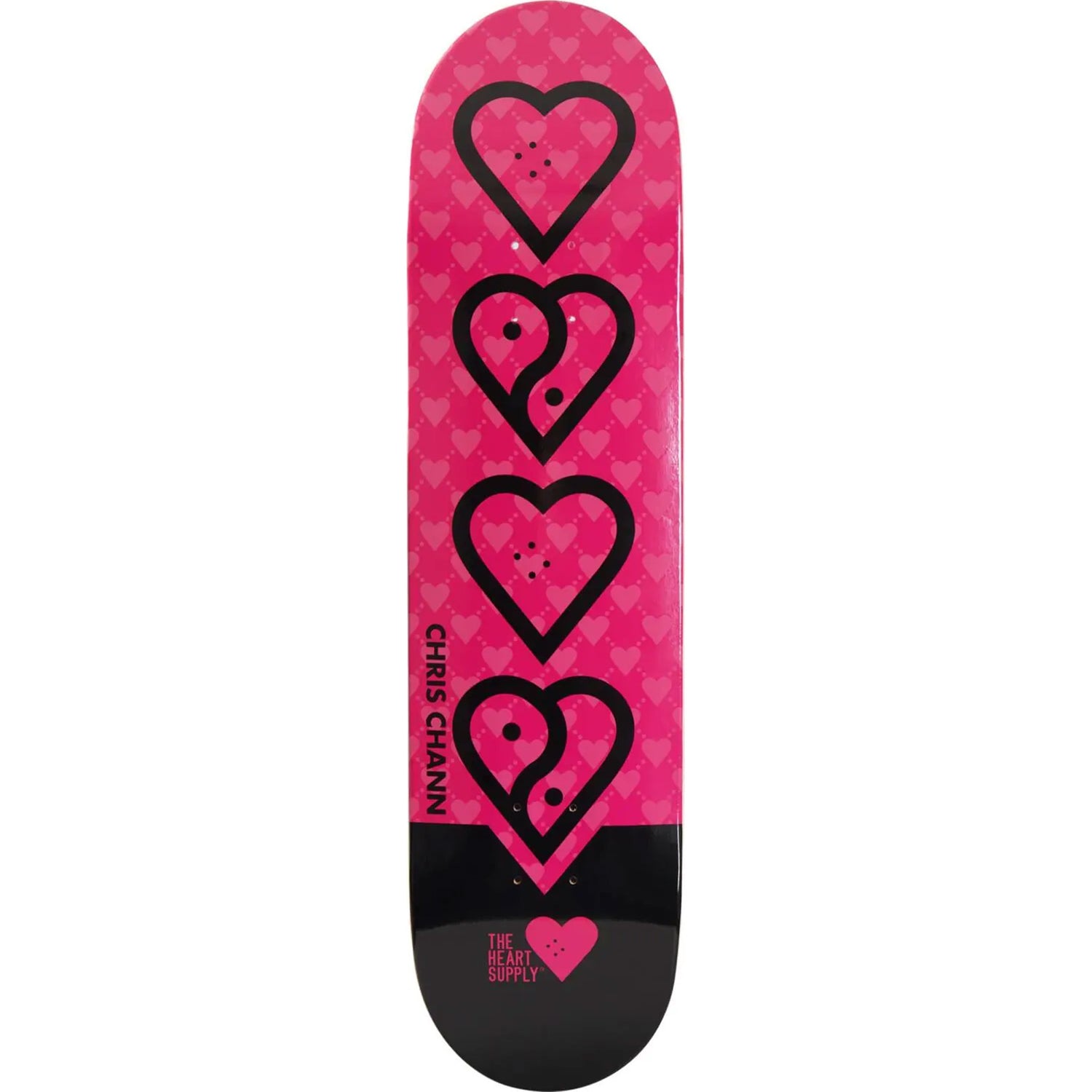 The Heart Supply Chris Chann Pro Skateboard Deck - Balance Neon 8"