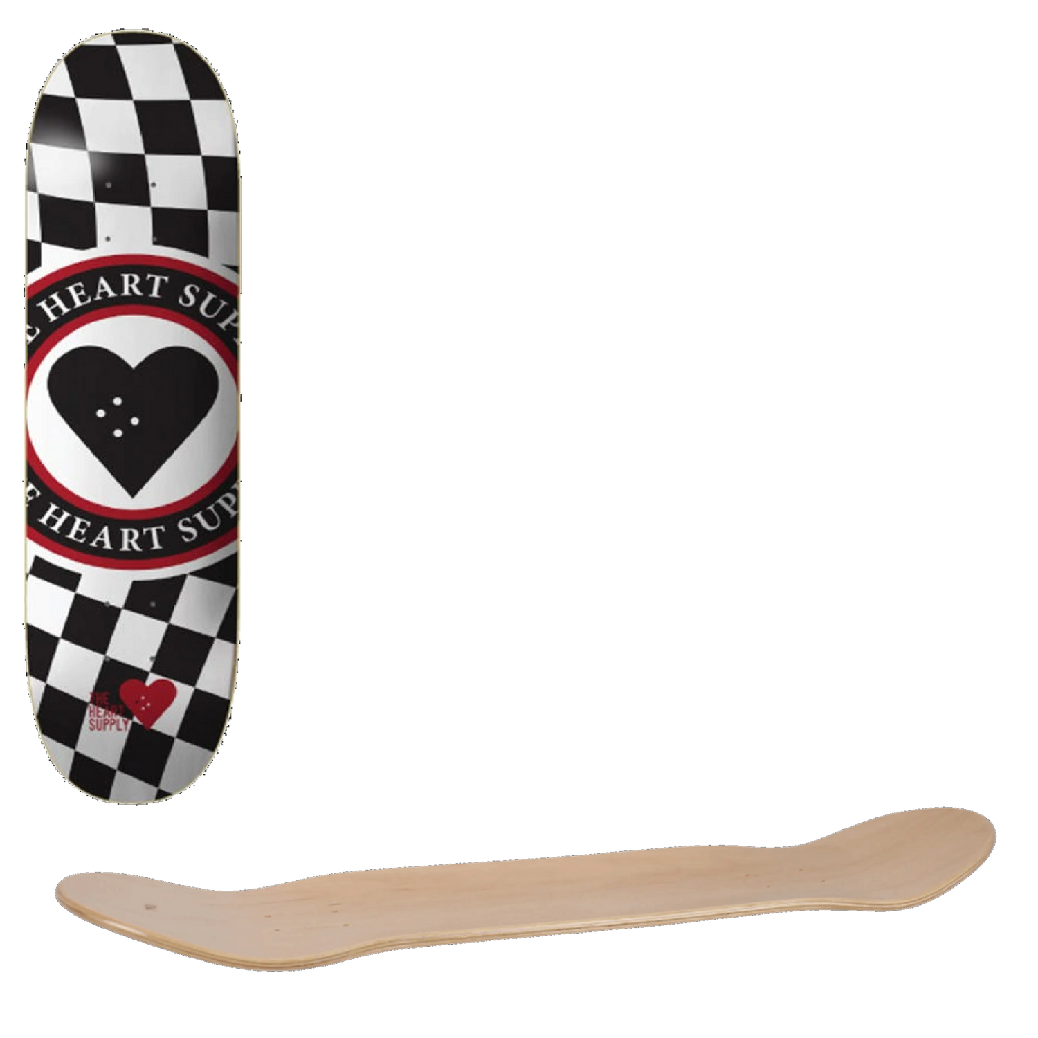 The Heart Supply Insignia Check Skateboard Deck