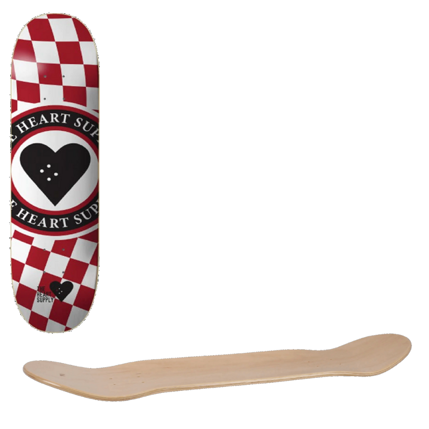 The Heart Supply Insignia Check Skateboard Deck
