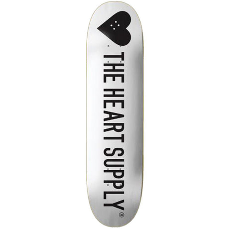 The Heart Supply Strong Skateboard Deck - White 8''