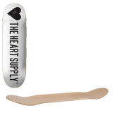 The Heart Supply Strong Skateboard Deck - White 8"