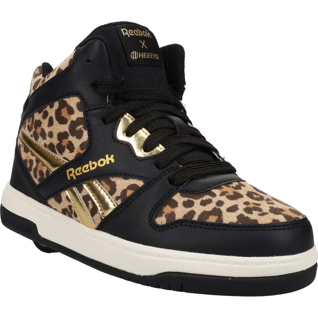 Heelys x Reebok BB4500 Mid Swatch - Black/Cheetah