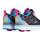 Heelys Pro 20 Prints X2 - Black/Hot Pink/Multi