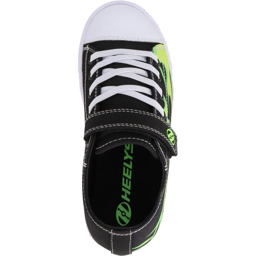 Heelys Snazzy X2 - Black/Green/White
